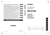 Yamaha BD-A1040 Aventage El manual del propietario