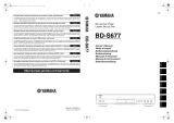 Yamaha BD-S677 NOIRBD-S677BDS 677 El manual del propietario