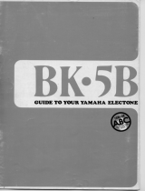 Yamaha BK-5B El manual del propietario