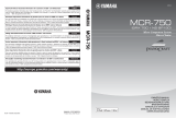 Yamaha PianoCraft MCR-750 El manual del propietario