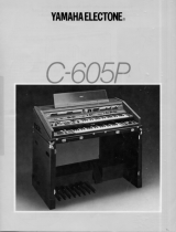 Yamaha Electone C-605P El manual del propietario