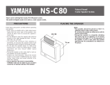 Yamaha NS-C80 El manual del propietario