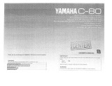 Yamaha C-80 El manual del propietario