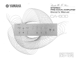 Yamaha CA-600 El manual del propietario