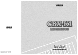 Yamaha CBX-K1 El manual del propietario
