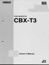 Yamaha CBX-T3 El manual del propietario