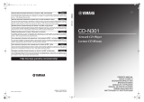 Yamaha CD-N301 Black Manual de usuario