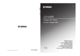 Yamaha CD-S300 Silver Manual de usuario