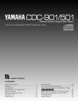 Yamaha CDC-901 Manual de usuario