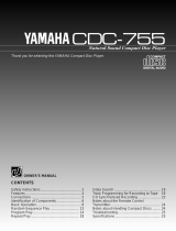 Yamaha CDC-755 El manual del propietario