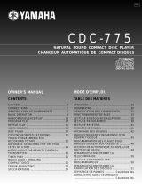 Yamaha CDC-775 Manual de usuario