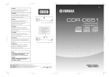 Yamaha CDRD651 Manual de usuario