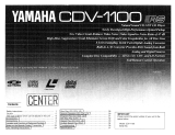 Yamaha CDV-1100 El manual del propietario