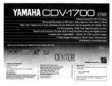 Yamaha CDV-1700 El manual del propietario