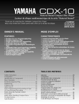 Yamaha CDX-9 Manual de usuario