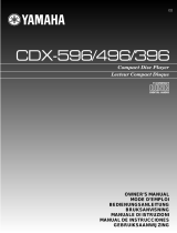 Yamaha cdx 396 El manual del propietario