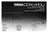 Yamaha CDX-410U El manual del propietario