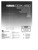 Yamaha CDX-450 El manual del propietario