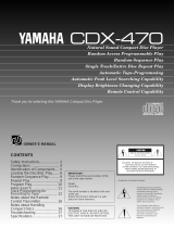 Yamaha YHT-470 Manual de usuario