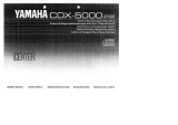 Yamaha CDX-5000 El manual del propietario