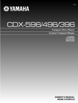 Yamaha CDX-396 Manual de usuario