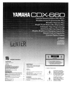 Yamaha CDX-660 El manual del propietario