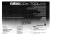 Yamaha CDX-700U El manual del propietario
