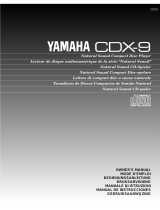Yamaha CDX-9 Manual de usuario