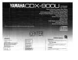 Yamaha CDX-900U El manual del propietario