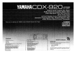 Yamaha CDX-920 El manual del propietario