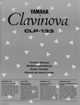 Yamaha Clavinova CLP-133 El manual del propietario