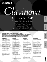 Yamaha Clavinova CLP-265GP El manual del propietario