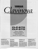 Yamaha Clavinova CLP-670 El manual del propietario