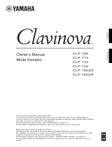 Yamaha Clavinova Digital Piano Manual de usuario