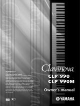 Yamaha Clavinova CLP-990M Manual de usuario
