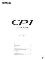 Yamaha CP1 Ficha de datos