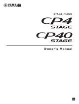 Yamaha CP40 Stage El manual del propietario