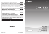 Yamaha CRX-332 Silver Manual de usuario
