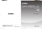 Yamaha CRX-E500 Manual de usuario