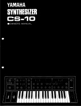 Yamaha CS-10 Manual de usuario