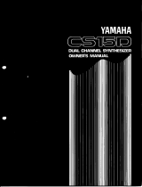 Yamaha CS15D Manual de usuario