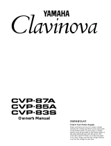 Yamaha CVP-85A El manual del propietario