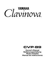 Yamaha CVP-89 Manual de usuario