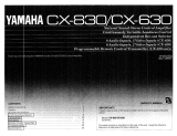 Yamaha CX-630 El manual del propietario