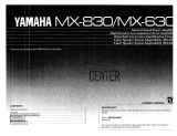 Yamaha CX-830 El manual del propietario