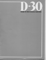 Yamaha D-30 El manual del propietario