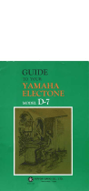 Yamaha D-7 El manual del propietario