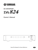 Yamaha DA824 Manual de usuario