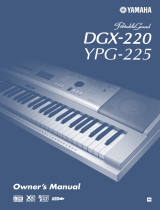 Yamaha DGX-220 YPG-225 Manual de usuario