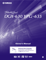 Yamaha DGX630B - 88 Key Portable Grand El manual del propietario